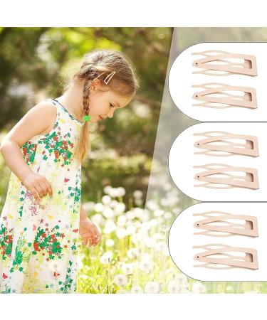 Mbsomnus Double Grip Hair Clips - 18 Pc Snap Barrettes for Women and Girls - Beige Hair Accessories - Buy Online on GoSupps.com