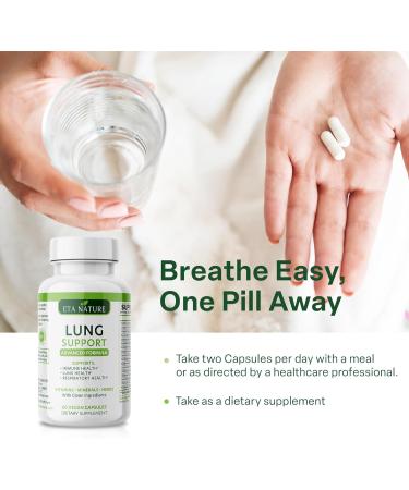 ETANATURE Lung Support Supplement - Lung Health Supplement for Respiratory Health, Lung Function & Immune Defense - Lung Detox for Smokers with Ginseng, Boswellia, Elderberry Fruit & Marshmallow Root - Buy Online on GoSupps.com
