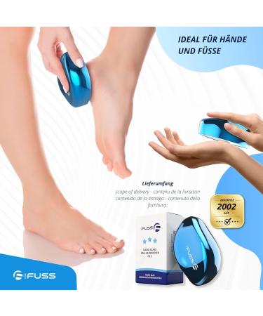 Mr. Fuss Nano Glass 2-in-1 Corneal Remover File - Safe & Fast Wet & Dry Solution for Velvet Soft Baby Feet - Buy Online on GoSupps.com