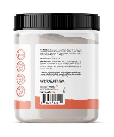 Buy Nutricost Essentials Bentonite Clay (1 LB) - Rejuvenating Clay Mask for Skin Care | Shop Internationally - Buy Online on GoSupps.com
