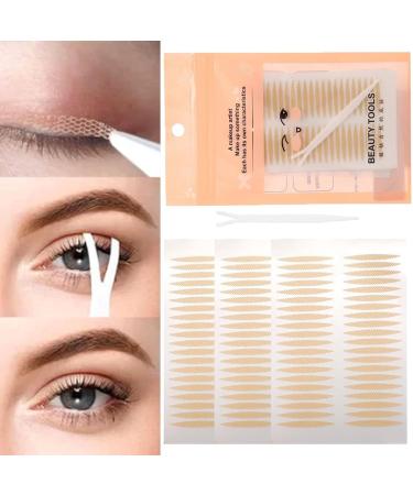 Eyelid Tape - Invisible Double Eyelid Tape | Lace Eyelid Lifter Strips Natural Fiber Waterproof Eye Lid Stickers for Droopy Lids - Buy Online on GoSupps.com