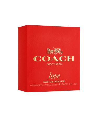 Coach Love Eau de Parfum - Long Lasting Fragrance with notes of Strawberry Red Velvet Rose & Cedarwood - Floral & Fruity - 1.0 fl. oz. 1 Fl Oz (Pack of 1) - Buy Online on GoSupps.com
