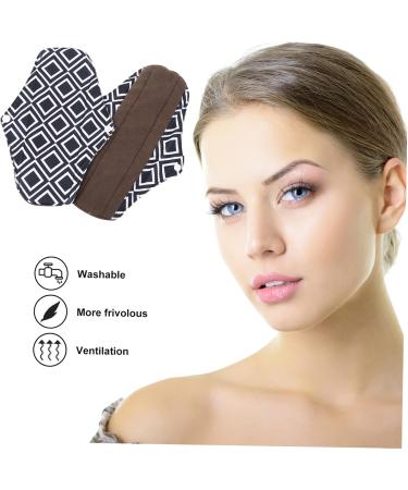 4 Pack Washable Women's Heavy Flow Menstrual Pads | Reusable Breastfeeding Insert & Hygiene Pillow | Eco-Friendly Mama Fabric Underlay - Buy Online on GoSupps.com