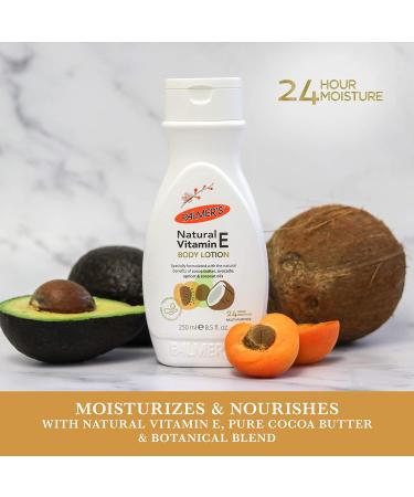 Palmer's Natural Vitamin E Body Lotion Fragrance Free 8.5 oz - Nourishing Moisturizer - Buy Online on GoSupps.com