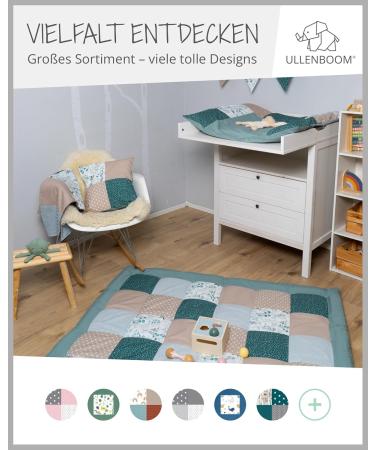 ULLENBOOM Sage Green Bath Poncho for Kids & Babies - 100% Cotton Oeko-Tex Certified Made in EU | Ideal as Bath Towel & Robe (1-3 Years) - Buy Online on GoSupps.com