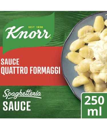 Knorr Spaghetteria Sauce Quattro Formaggi - 4 Cheeses & Basil | 250 ml - International Shipping Available - Buy Online on GoSupps.com