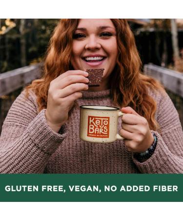 Original Keto Bars | High Fat Low Carb | Gluten Free Vegan Chocolate Peanut Butter 10 Pack - Buy Online on GoSupps.com
