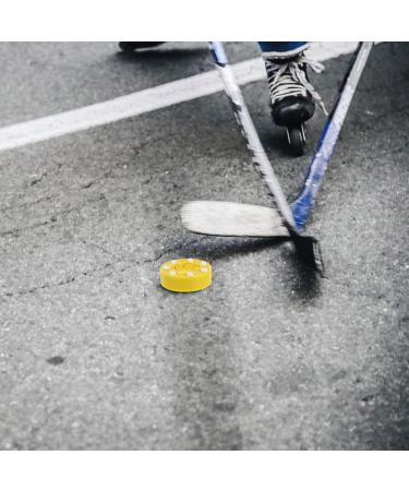 ABOOFAN Yellow Roller Hockey Puck - Inline & Street Hockey Training Equipment - International Shipping Available - Buy Online on GoSupps.com