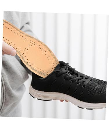 FRCOLOR 2 Pairs Breathable Absorption Insoles - Pigskin & Leather Sports Shoe Pads for Ultimate Comfort - Buy Online on GoSupps.com