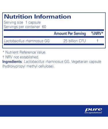 Pure Encapsulations ProFloraGG 25 Billion CFU Healthy Bacteria Supplement 60 Capsules - Buy Online on GoSupps.com