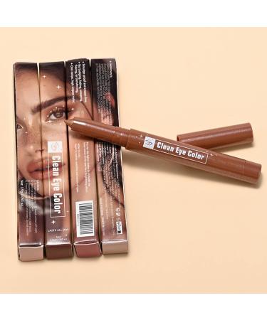 2pcs Waterproof Eye Pencil Matte Black Eye Liner with Intense Color Smudge-proof Eyeliner Smooth and Creamy Texture 12h+ Hold Waterproof Black Eye Pencil (01+02) - Buy Online on GoSupps.com