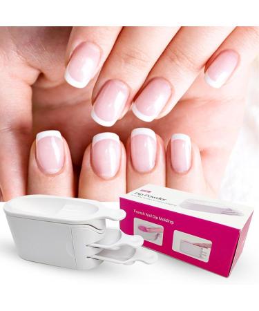 Powder Trays Tool - Portable Dip Powder Catcher Double Layer French Recycling Powder Box | Durablee Powder Storage Box Unique Dipping Powder Container Dipping Powder Collection Container - Buy Online on GoSupps.com