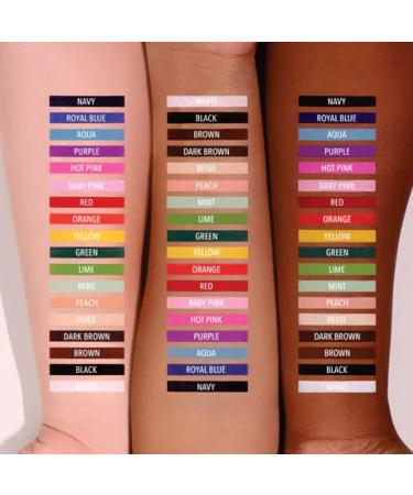 Moira Statement Gel Liner in White - Long-lasting Waterproof Formula - Buy Online on GoSupps.com