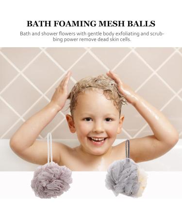 3pcs Bath Ball Set - Exfoliating Mesh Scrubber for Soft Skin | International Shipping Available - Buy Online on GoSupps.com