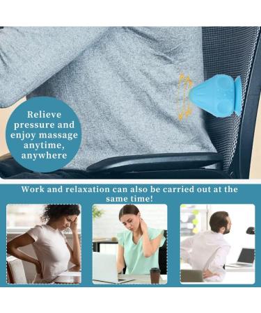 Languo Trigger Point Presser & Suction Trunk Finger Massage Ball - Pain-Free Muscle Relief Device for Back & Feet - Blue - Buy Online on GoSupps.com