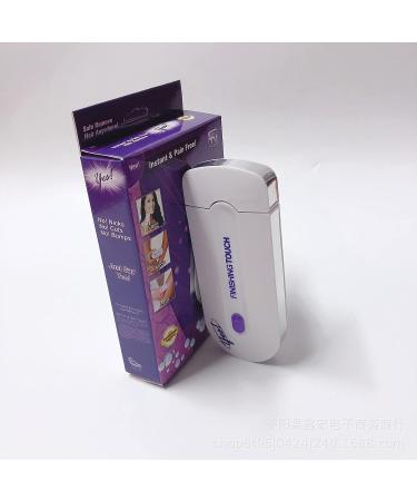 Rechargeable Laser Hair Removal Epilator for Women - Pain-Free, Instant Results with Sensor-Light Technology - White Medium Box - Buy Online on GoSupps.com