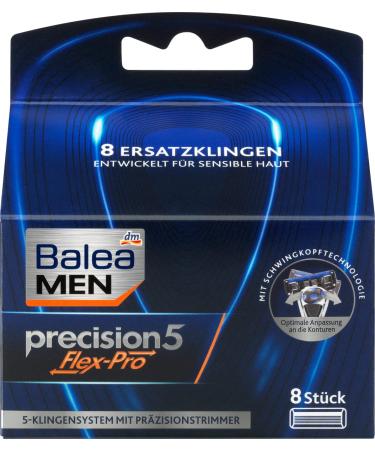 Balea MEN razor blades precision5 Flex-Pro 8 pieces