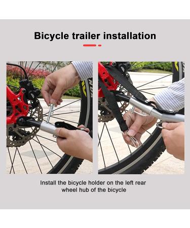 Fitenber Bicycle Trailer Coupling - Best Trailer Coupling for Kids & Pets | 2-Piece Backup for Cargo Trailers - Buy Online on GoSupps.com