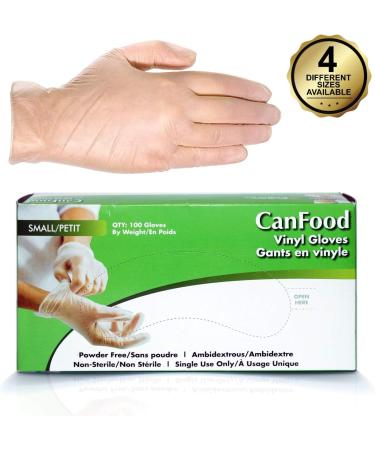 Vinyl Powder Free Gloves 1000 Pcs/case S (1000 Count) - Buy Online on GoSupps.com