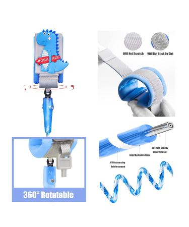 WSZCML Anti Lost Wrist Link with Key Lock | Reflective Toddler Safety Harness Rope Leash - Blue (2M/6.56 ft) - Buy Online on GoSupps.com