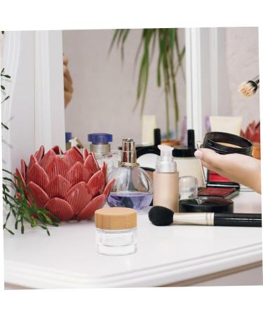 minkissy Body Butters Lotion Container Makeup Containers Mini Terrarium Makeup Samples Terrarium Container Clear Container Mini Containers Body Butter Jars Glass Travel Wood Cosmetic Bottle - Buy Online on GoSupps.com