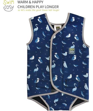 Swim Cosy Baby/Toddler Wetsuit Vest UPF50 - Neoprene Wrap Design Boys/Girls 0-3 years - Fun Prints SMALL 0-6 Months - Buy Online on GoSupps.com