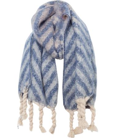 Ladies Autumn Triangle Scarf - Classic Poncho Casual Wrap in Navy | International Shipping Available - Buy Online on GoSupps.com