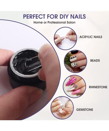 Fixed Nail Glue for Tips & Bolases - 5G Non-Flow Nail Art Adhesive - Resin Glue for Artificial Nails - Perfect for Nail Studios & DIY Decoration - Buy Online on GoSupps.com
