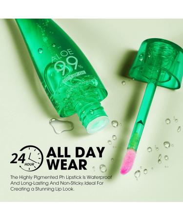 Aloe Vera Lip Oil Magic Colour Changing Lip Gloss Long Lasting Lipgloss Set Lips Moisturizer Aloe Vera Lip Stick for Women Girls (1Pack Lip Oil) - Buy Online on GoSupps.com