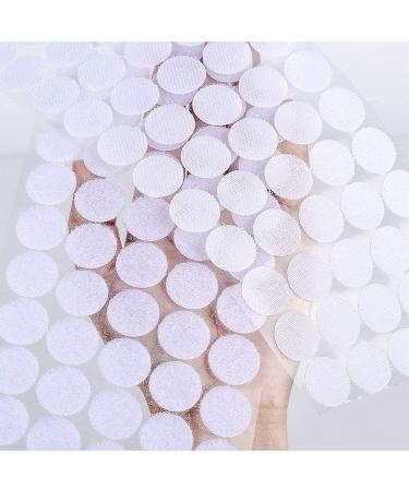 600PCS Self Adhesive Dots | Waterproof Sticky Back Coins 0.75/20mm | Hook & Loop Dots for Art Craft Office Home | White 0.78inch/20mm - Buy Online on GoSupps.com