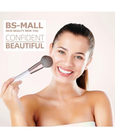 BS-MALL 18 Pcs Premium Synthetic Makeup Brush Set with Brush Holder - White - Buy Online on GoSupps.com