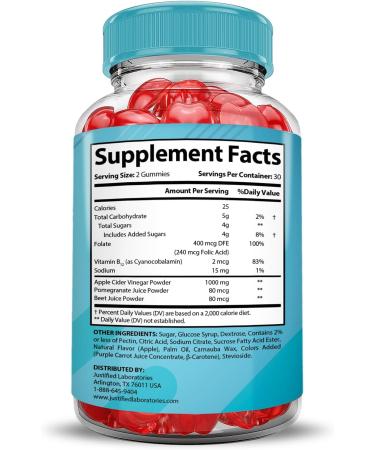 (3 Pack) Tru Bio Keto ACV Gummies Advanced Formula 1000MG TruiBIo Keto Gummies Apple Cider Vinegar Formulated with Pomegranate Beet Juice Powder B12 Vegan Non GMO 180 Gummys - Buy Online on GoSupps.com