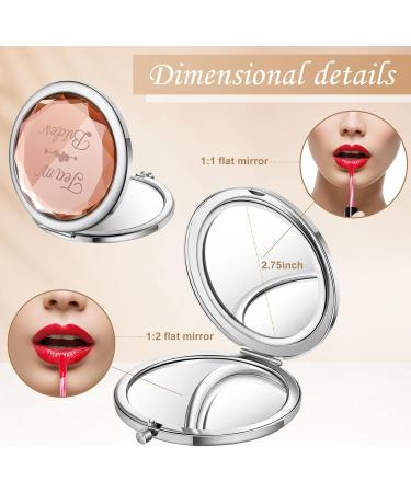 30-Piece Bridesmaid Gift Set | Makeup Mirrors Knot Bracelets Satin Hair Bands & Diamond Pens for Bridal Showers - Buy Online on GoSupps.com