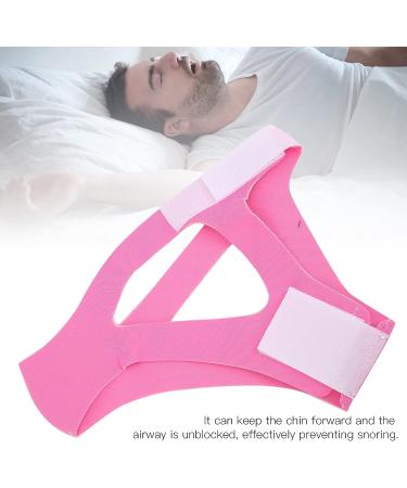 Adjustable CPAP Chin Strap for Snoring Relief - Anti Snoring Solution for Men and Women - Pink Chin Straps for Better Nose Breathing - Buy Online on GoSupps.com
