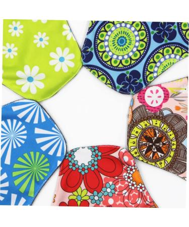 Set of 5 Reusable Menstrual Pads | Washable Cloth Period Towels | Mama Cloth Pads for Mother & Aunt | Eco-Friendly Printed Menstrual Pads - Buy Online on GoSupps.com
