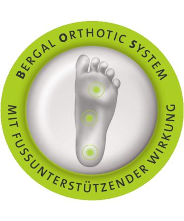 Bergal Breathable Leather Comfort Footbed - Plant-Tanned Activated Carbon Orthopedic System for Men & Women (EU 36-50 US M1.5-12) - Buy Online on GoSupps.com