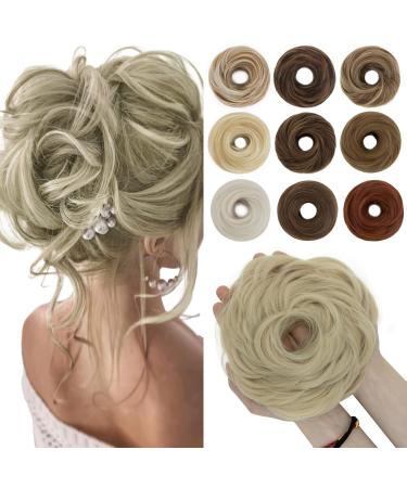 SEGO Hairpiece with elastic band Large bun hairpieces Hair tie with hair Hair extension Ponytail braid Hair bun for women (55 G) Blonde - Buy Online on GoSupps.com