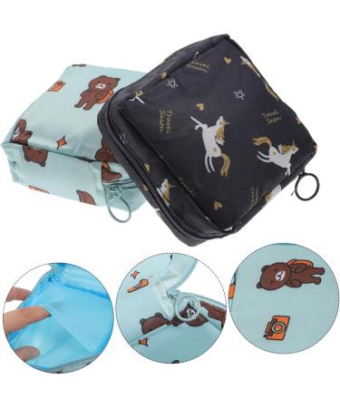 Gleavi 2-Part Napkin Storage Bag for Girls - Makeup Set Zipper Holders & Women's Wallet - Buy Online on GoSupps.com