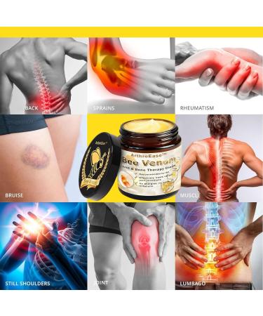 ArthroEase Bee Venom Joint and Bone Cream ArthroEase Bee Venom Cream Bee Venom Joint Gel Effectively Relieve Joint discomfort (2) - Buy Online on GoSupps.com