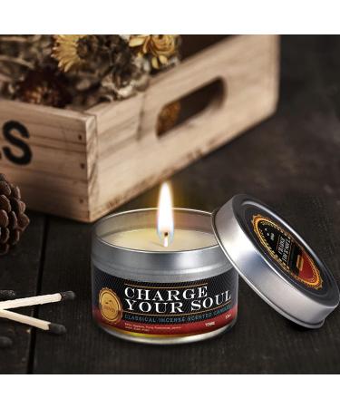 Set of 6 Aromatherapy Scented Candles - 21oz Soy Candles Gift Set | Rose Sandalwood & Oud Wood | Perfect Easter Gifts for Men & Women - Strong Fragrance for Home - Buy Online on GoSupps.com