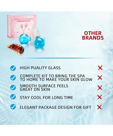 Balvilvi Ice Globes for Facials - Face Massager & Beauty Roller for Face, Neck, and Eyes - Buy Online on GoSupps.com