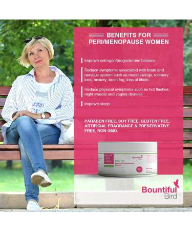 Bountiful Bird Phyto Plus Natural Progesterone Cream 2oz - Organic Phytoestrogens - Bioidentical Progesterone - 2 Ounce - Buy Online on GoSupps.com