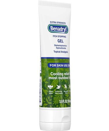 Benadryl Extra Strength Itch Stopping Gel 3.5 oz - Pack of 2 - Buy Online on GoSupps.com