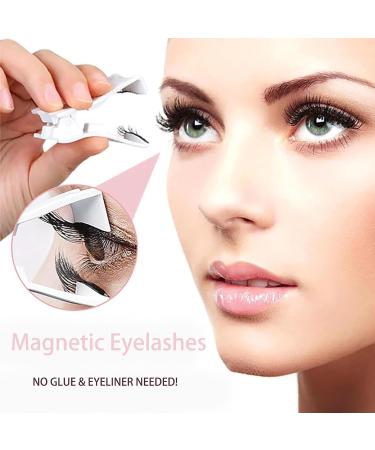 Icerostma Magnetic Eyelashes Icerostma Reusable Magnetic Eyelashes Eyelashes Magnetic Lashes Natural Short Reusable Magnetic Lashes With Applicator Natural Look No Liner (M8) - Buy Online on GoSupps.com