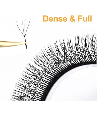 Costory Eyelash Extensions Cluster 4D Volume Lashes Easy Fanning False Lash Black Clover W-shaped Premade Fans Eyelash Extensions Supply 12 Rows (0.07 D Curl 9mm) 4D-007 D 9mm - Buy Online on GoSupps.com