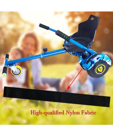 Waynoda 12-pc Adjustable Hoverboard Straps for Kart Attachment - Hook & Loop Fastening, Hoverboard Cable included - Self Balance Scooter Accessory - Buy Online on GoSupps.com