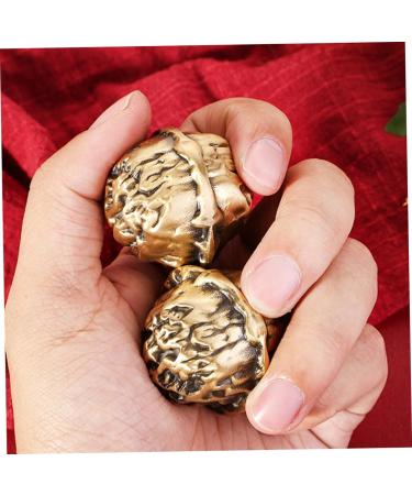 Handball Ornaments - Brass Power Meditation Balls | Chinese Walnut Stress Relief | International Shipping - Buy Online on GoSupps.com