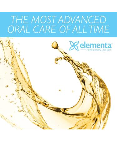 Elementa Alcohol-Free Teeth Whitening Mouthwash with Nano Silver & Xylitol | Winter Mint 20oz - Bad Breath Treatment, Dry Mouth Relief, Cavity Repair - Fluoride-Free Remineralizing Formula - Buy Online on GoSupps.com