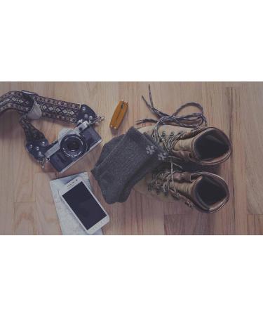 Happy Yak Socks - The Adventurist | 40% Yak Cashmere | Large Grey - Buy Online on GoSupps.com