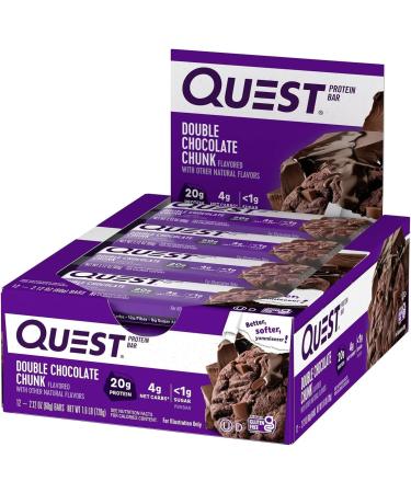  Quest Quest Nutrition Double Chunk Bar 12 per Box 1 Unit Chocolate - Buy Online on GoSupps.com